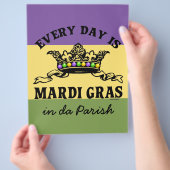  Mardi Gras Flyer (Hand)