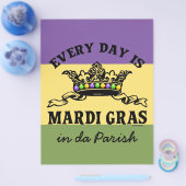  Mardi Gras Flyer (Enkel)