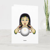 Mardi Gras Fortune Teller Kaart (Achterkant)