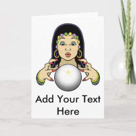 Mardi Gras Fortune Teller Kaart