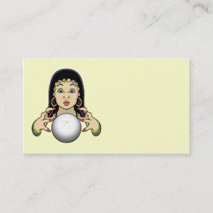 Mardi Gras Fortune Teller Visitekaartje