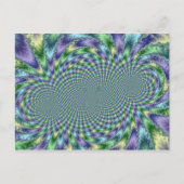 Mardi Gras - Fractal Briefkaart (Voorkant)