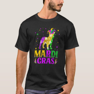 Mardi Gras French Bulldog Dog Carnival Jester T-shirt