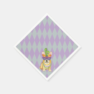 Mardi Gras Frenchie Servetten