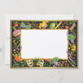 Mardi Gras Fun Uitnodiging (Achterkant)