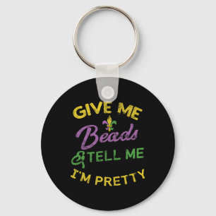 Mardi Gras Funny Beads Unique New Orleans Gift Sleutelhanger