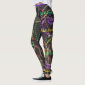 Mardi Gras geeft maskers Leggings Comfortable pant (Links)