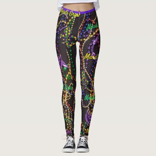 Mardi Gras geeft maskers Leggings Comfortable pant (Voorkant)