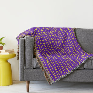 Mardi Gras Geometric Repeteren Deken