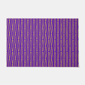 Mardi Gras Geometric Repeteren Deurmat (Voorkant)