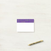 Mardi Gras Geometric Repeteren Post-it® Notes (Op bureau)
