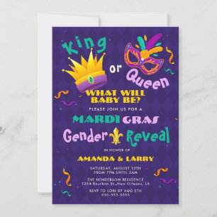 Mardi Gras Geslacht Reveal Kaart