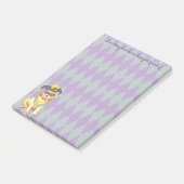Mardi Gras Golden Retriever Post-it® Notes (Schuin)
