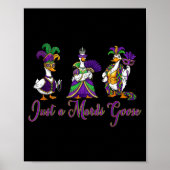 Mardi Gras Goose 2026 Gift Funny Tee Men, Women  Poster (Voorkant)