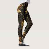 Mardi Gras gouden masker en Confetti Leggings (Rechts)