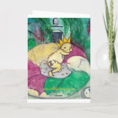 Mardi Gras Greeting Kaart (Achterkant)