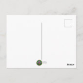 Mardi Gras Groen en Goud Kleurrijke Veren Masker Briefkaart (Achterkant)