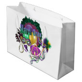 Mardi Gras Groot Cadeauzakje (Achterkant Gekanteld)