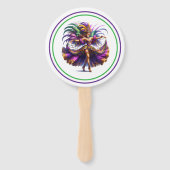 Mardi Gras Handwaaier (Voorkant)