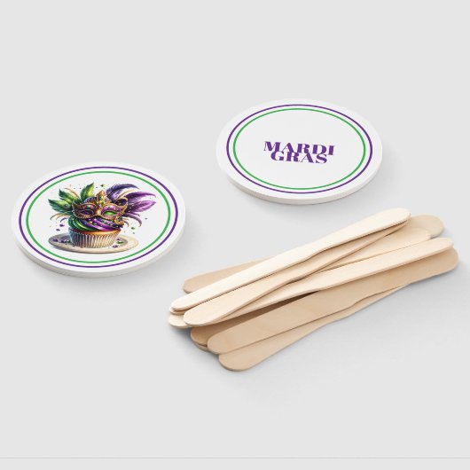 Mardi Gras Handwaaier (Niet-gemonteerd)