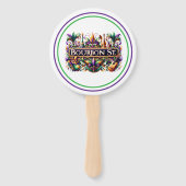 Mardi Gras Handwaaier (Voorkant)