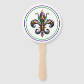 Mardi Gras Handwaaier (Voorkant)