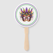 Mardi Gras Handwaaier (Voorkant)