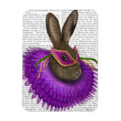 Mardi Gras Hare 2 Magneet (Verticaal)