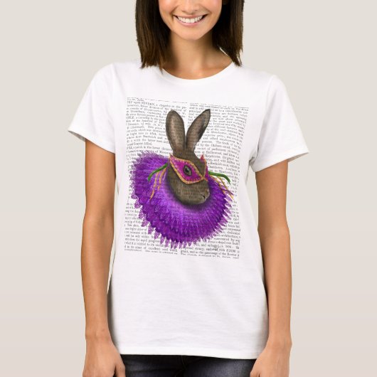 Mardi Gras Hare 2 T-shirt (Voorkant)