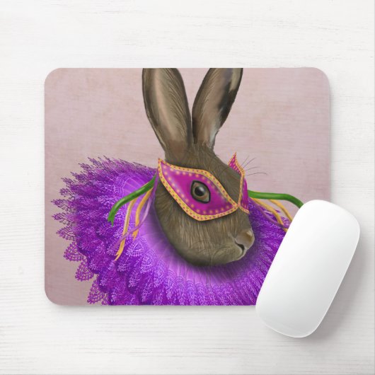 Mardi Gras Hare 4 Muismat (Met muis)