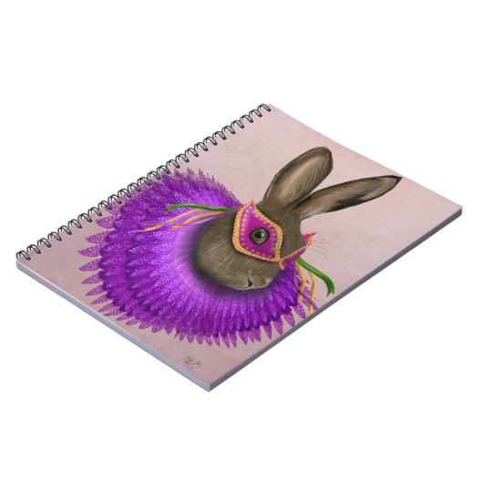 Mardi Gras Hare 4 Notitieboek (Linkerzijde)