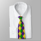 Mardi Gras Harlequin Diamond Cravate (Attaché)