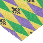 Mardi Gras Harlequin Fleur De Lis Korte Tafelloper (Hoek)