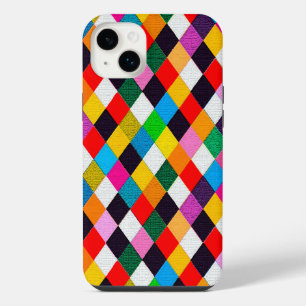 MARDI GRAS HARLEQUIN MOTIF Losanges colorés