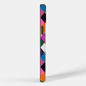 MARDI GRAS HARLEQUIN PATTERN kleurrijke Rhombi Case-Mate iPhone Case (Achterkant / Rechts)