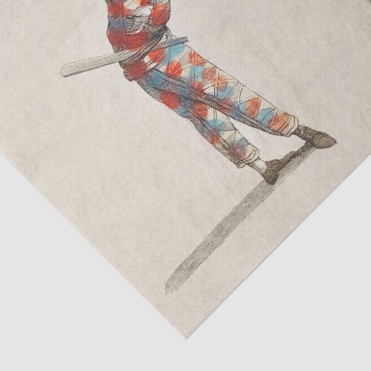 Mardi Gras Harlequins Tissuepapier (Detail)