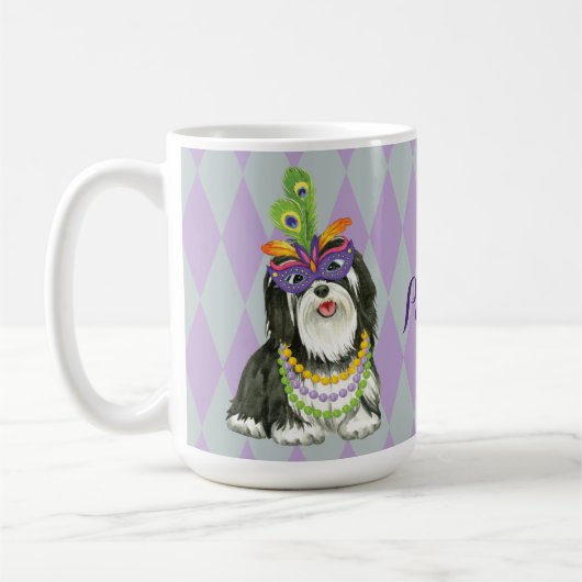 Mardi Gras Havanese Koffiemok (Links)
