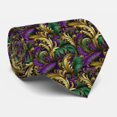 Mardi Gras heren stropdas (Opgerold)