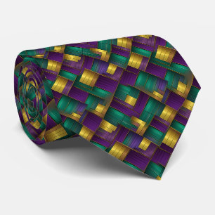 Mardi Gras heren stropdas