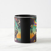 Mardi Gras Het Roken Man Mok (Midden)