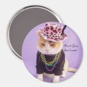 Mardi Gras, hier kom ik! Magneet (Voorkant / Achterkant)