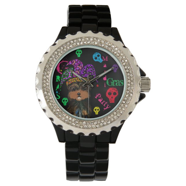 Mardi GRAS Horloge (Voorkant)