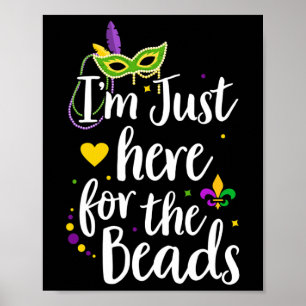Mardi Gras, ik ben hier voor het paradecadeau van Poster