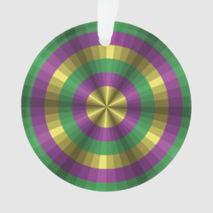 Mardi Gras Illusie Acryl Ornament