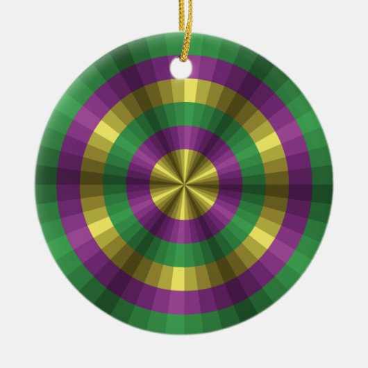 Mardi Gras Illusie Ornament (Voorkant)