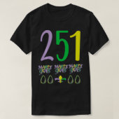 Mardi Gras in Mobile Alabama T-shirt (Design voorkant)