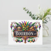 Mardi Gras - Invitation Cocktail Party (Debout devant)