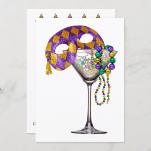 Mardi Gras - Invitation Cocktail Party