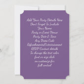 Mardi Gras Invitation Fancy Mask Party (Dos)
