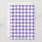 Mardi Gras Invitation pour le deuxième anniversair (Dos)